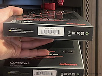 Audioquest toslink glasvezel optische kabel + mini-adapter, 0,75mtr - afbeelding 2 van  2