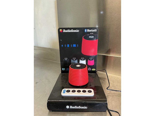 Audiosonic sk-1524 bluetooth draagbare speaker stand (2x) - afbeelding 1 van  3