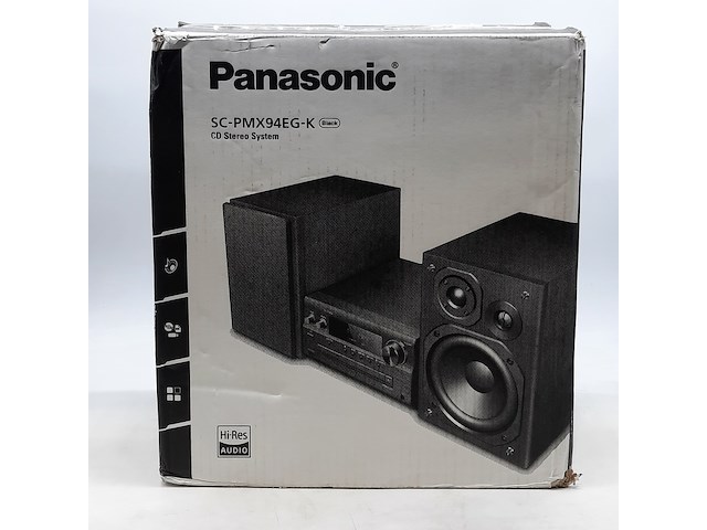 Audiosysteem, panasonic, sc-pmx94eg-k - afbeelding 1 van  5