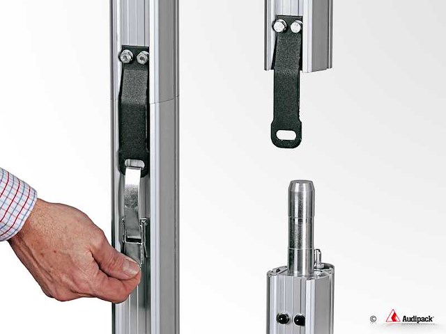 Audipack quick-release 700 flat panel vloersteun (3x) - afbeelding 2 van  4