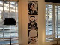 Audrey hepburn prent op hout (6x) - afbeelding 1 van  10