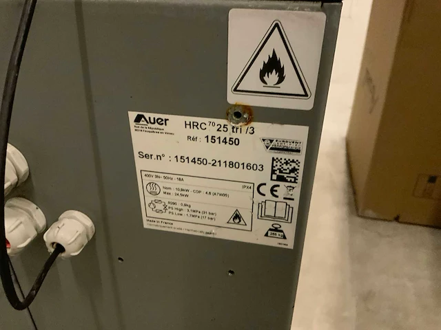Auer - hrc 70 25 tri/3 - warmtepomp - afbeelding 8 van  17