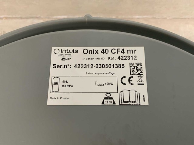 Auer - onix 40 cf4 mr - buffertank (4x) - afbeelding 8 van  12