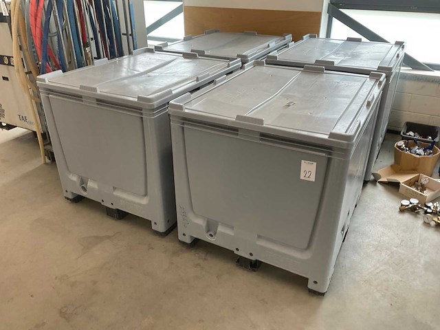 Auer palletcontainer (4x) - afbeelding 2 van  4