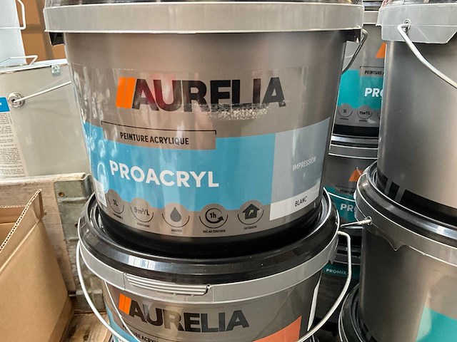 Aurelia - proacryl - blanc - 3l - verf (3x) - afbeelding 2 van  5