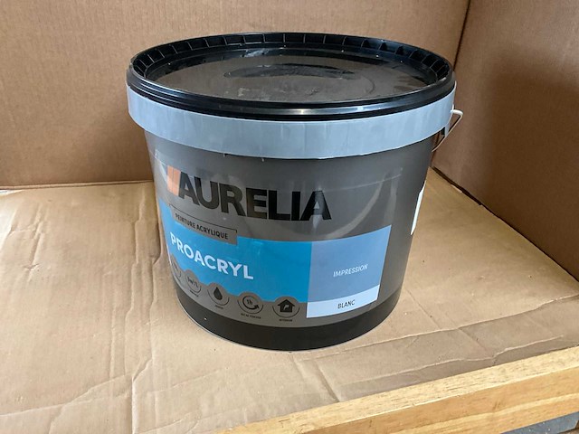 Aurelia - proacryl - impression blanc - 15l verf (21x) - afbeelding 2 van  9