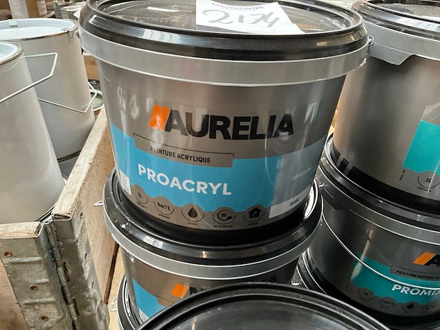 Aurelia - proacryl - impression blanc - 3l - verf (3x) - afbeelding 1 van  4