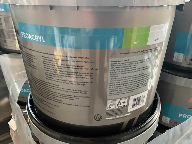 Aurelia - proacryl - mat blanc - 15l verf (3x) - afbeelding 6 van  6