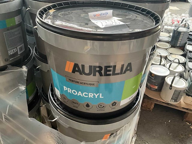 Aurelia - proacryl - mat blanc - 15l verf (9x) - afbeelding 2 van  6