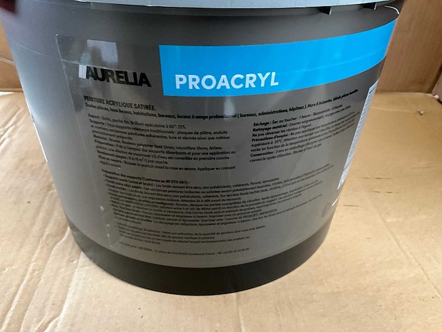 Aurelia - proacryl - satin blanc - 15l verf (24x) - afbeelding 5 van  8