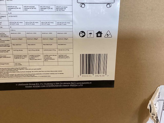 Auronic - gaskachel - afbeelding 3 van  3