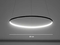 Aurora 80 hang lamp zwart