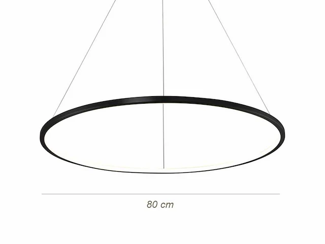 Aurora 80 hang lamp zwart - afbeelding 3 van  8
