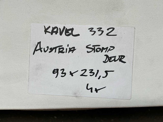 Austria - stomp deur 93x231,5 cm (4x) - afbeelding 3 van  3