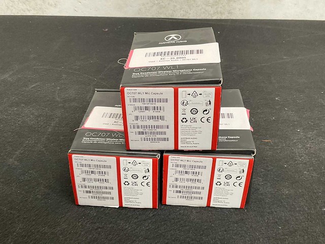 Austrian audio oc707 wl1 microfoon capsule (4x) - afbeelding 4 van  5