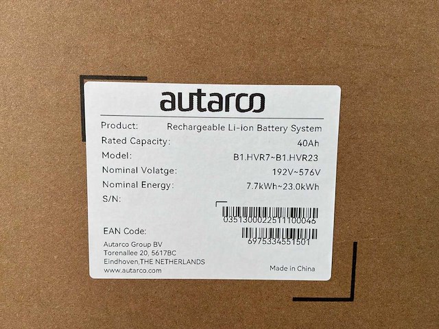 Autarco/dyness b1.hvr7/b1.hvr23 tower pro basis + bdu (4x) - afbeelding 3 van  3