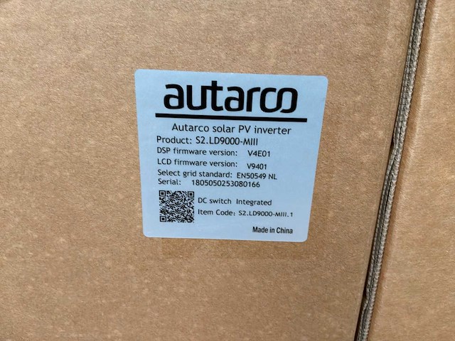 Autarco/solis s2.ld9000-miii omvormer (5x) - afbeelding 3 van  3