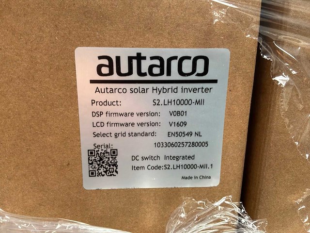 Autarco/solis s2.lh10000-mii hybride omvormer - afbeelding 3 van  3