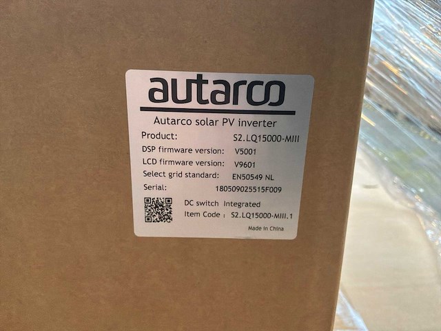 Autarco/solis s2.lq15000-miii omvormer (13x) - afbeelding 3 van  3