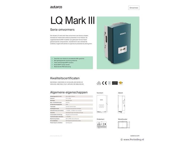 Autarco/solis s2.lq20000-miii - afbeelding 3 van  4