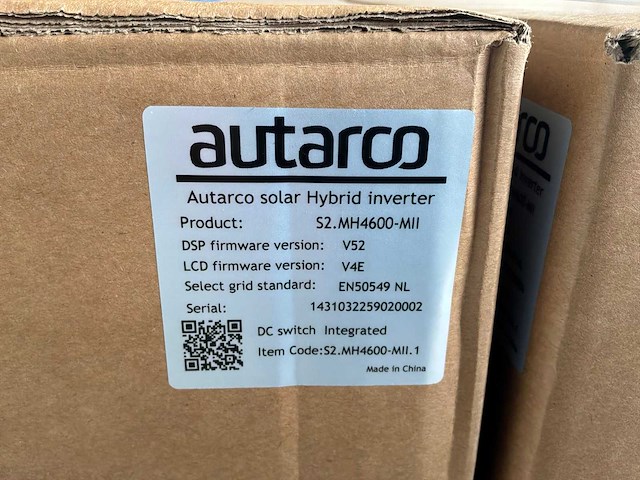 Autarco/solis s2.mh4600 mii hybride omvormer - afbeelding 3 van  3