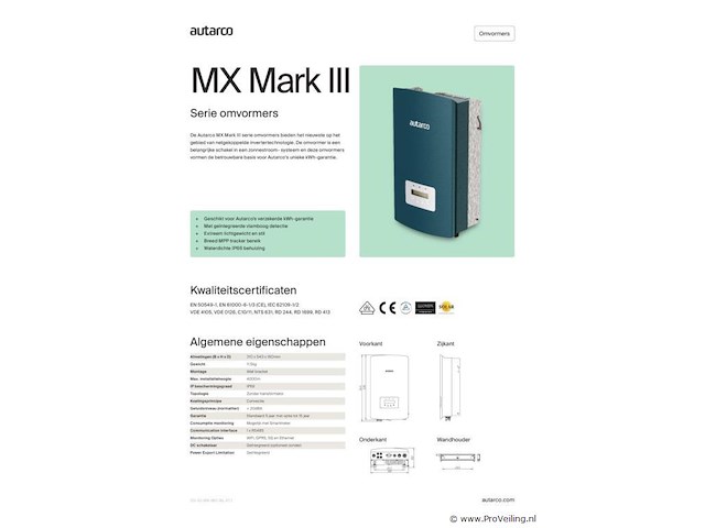 Autarco/solis s2.mx4600-miii - afbeelding 3 van  4