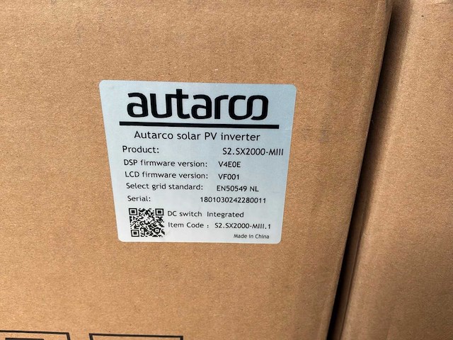 Autarco/solis s2.sx2000-miii omvormer (3x) - afbeelding 3 van  3