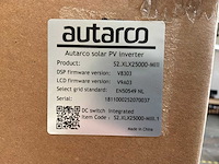 Autarco/solis s2.xlx25000-miii omvormer (6x) - afbeelding 2 van  3