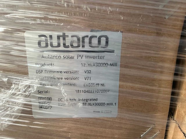 Autarco/solis s2.xlx30000-miii omvormer - afbeelding 3 van  3