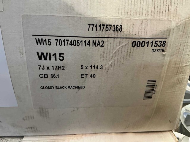 Autec 7,0jx17h2 velgenset - afbeelding 3 van  4