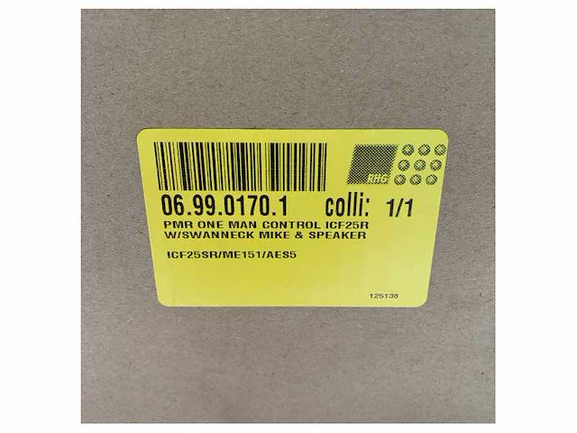 Autena pmr one man control - ic-f25r/me151/a - afbeelding 3 van  7