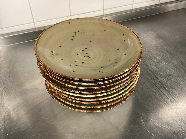 Authentic diep bord (9x) - afbeelding 1 van  2