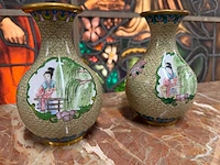 Authentiek cloisonne vaas