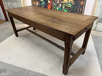 Authentieke franse eetkamertafel +- 1912 - afbeelding 1 van  4