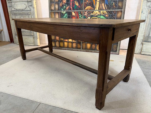 Authentieke franse eetkamertafel +- 1912 - afbeelding 2 van  4