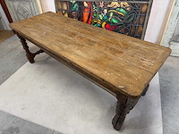 Authentieke franse eetkamertafel; 1856+-; - afbeelding 3 van  3