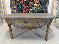 Authentieke franse eiken tafel 1918+- - afbeelding 2 van  6