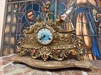 Authentieke rococo pendule klok