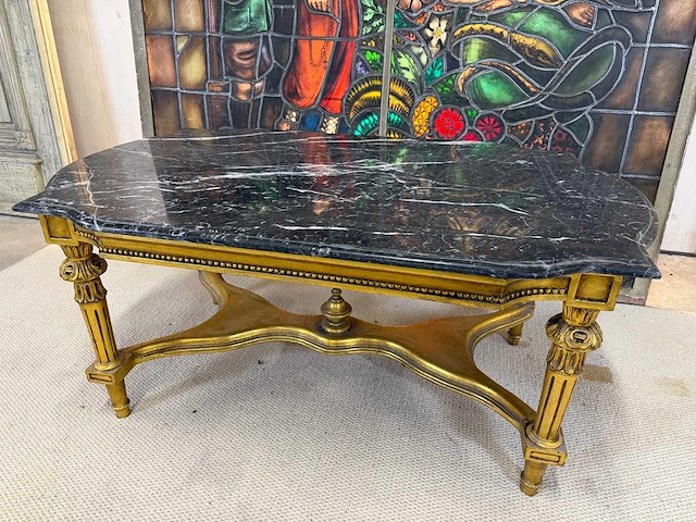 Authentieke salontafel xvi - afbeelding 1 van  3