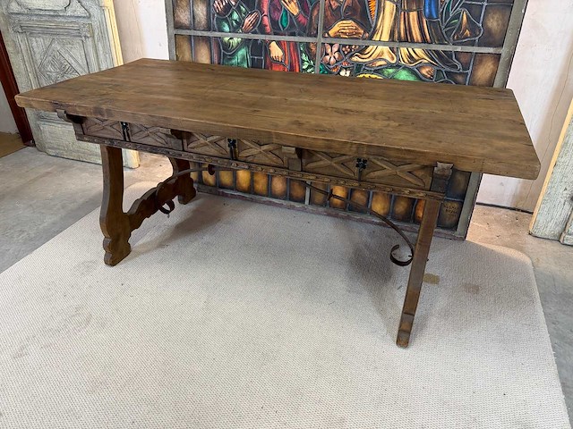 Authentieke spaanse etkamertafel +- 1900 - afbeelding 1 van  4