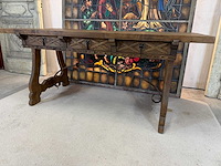 Authentieke spaanse etkamertafel +- 1900 - afbeelding 2 van  4