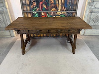Authentieke spaanse etkamertafel +- 1900 - afbeelding 3 van  4