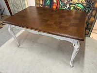 Authentieke uitschuifbare eetkamer tafel