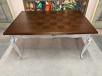 Authentieke uitschuifbare eetkamer tafel - afbeelding 2 van  5