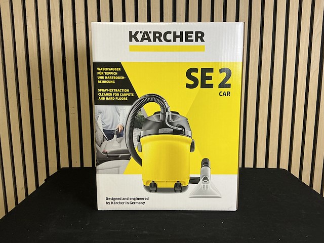 Auto interieur reiniger kärcher, se 2 car, geel zwart - afbeelding 1 van  5