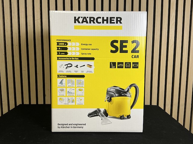 Auto interieur reiniger kärcher, se 2 car, geel zwart - afbeelding 2 van  5