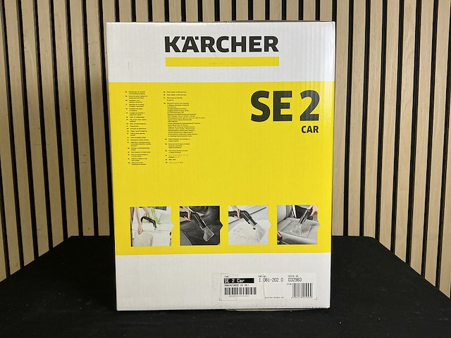 Auto interieur reiniger kärcher, se 2 car, geel zwart - afbeelding 4 van  5