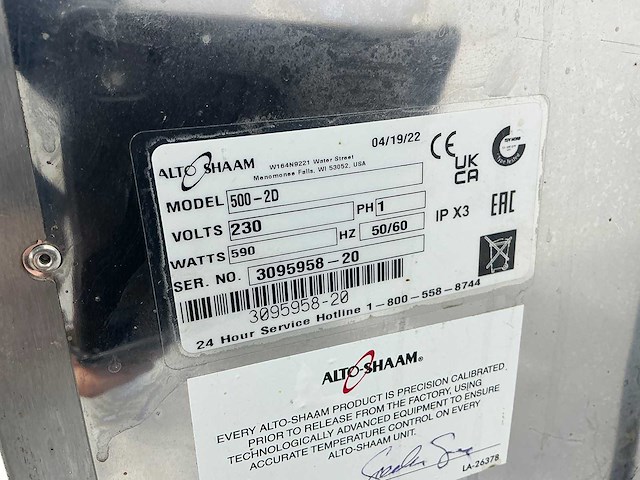 Auto-shaam - 500-2d - warmhoudkast - afbeelding 7 van  7