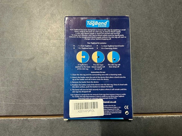 Auto tag band skin tag removal kit - afbeelding 5 van  5