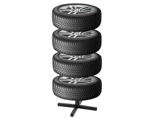 Autobanden -rek (4x) - afbeelding 1 van  2